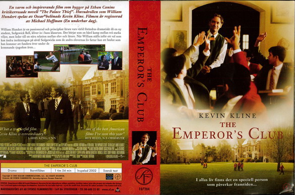 EMPEROR'S CLUB (vhs-omslag)