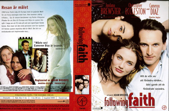 FOLLOWING FAITH (vhs-omslag)