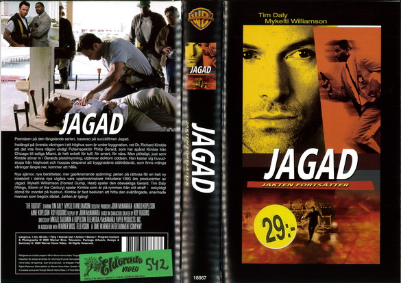 JAGAD - JAKTEN FORTSÄTTER (VHS)