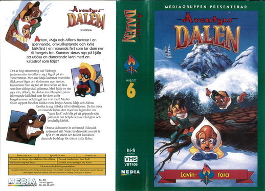 ÄVENTYRSDALEN DEL 06 (VHS)