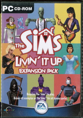 SIMS LIVIN\' IT UP EXPANSION PACK (PC)