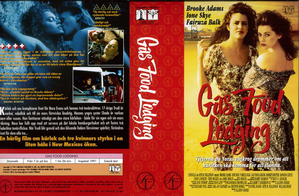 GAS FOOD LODGING (vhs-omslag)