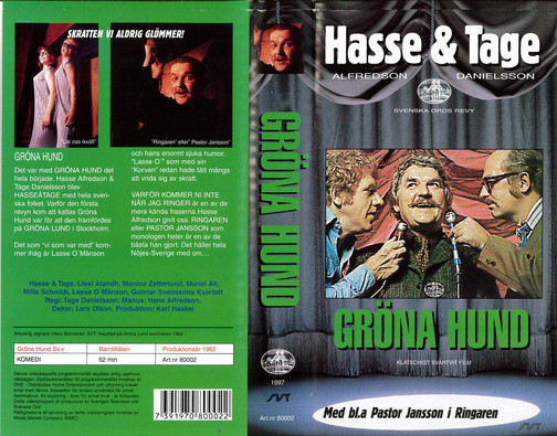 GRÖNA HUND (VHS)