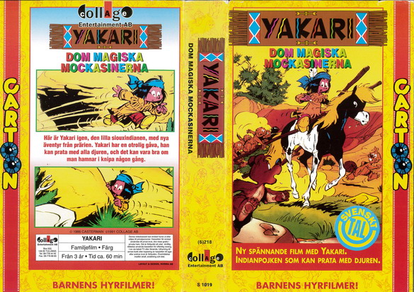 218 YAKARI - DOM MAGISKA MOCKASINERNA (VHS)