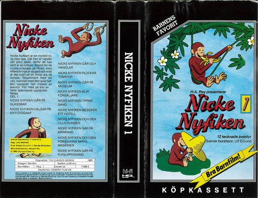 NICKE NYFIKEN DEL 1 (VHS)