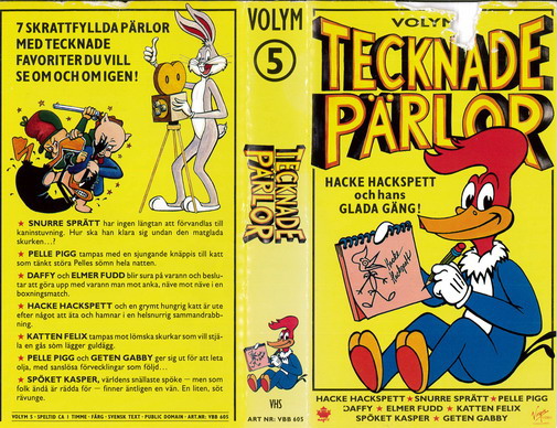 TECKNADE PÄRLOR VOL 5 (VHS)
