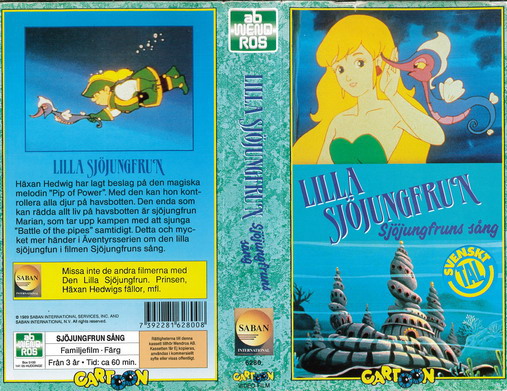 DEN LILLA SJÖJUNGFRUN - SJÖJUNGFRUNS SÅNG (VHS)