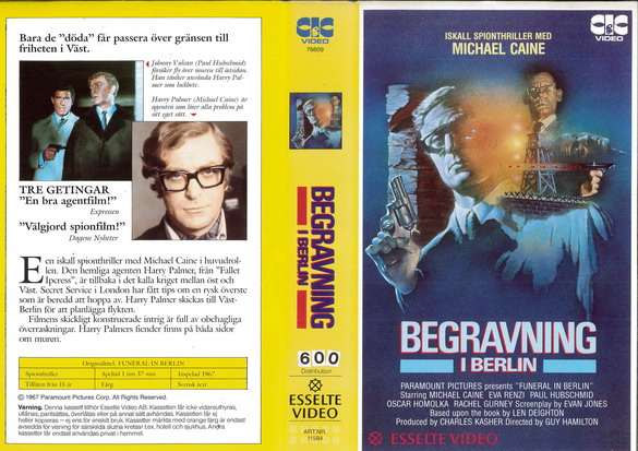 11584 BEGRAVNING I BERLIN (VHS)