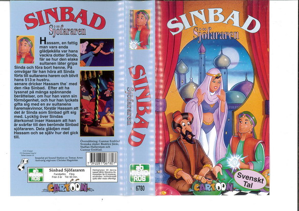 SINBAD SJÖFARAREN   (VHS)