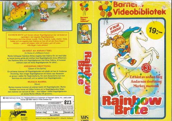 RAINBOW BRITE: EN HÄST AV ANNAN FÄRG (VHS)