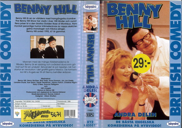 11621 BENNY HILL ANDRA DELEN (VHS)