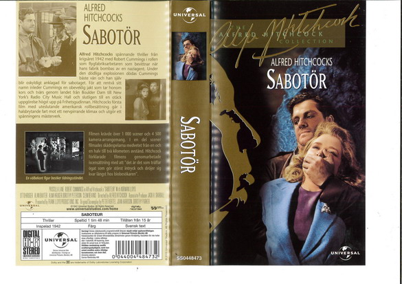 SABOTÖR (VHS)