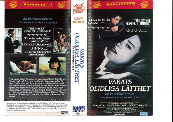 VARATS OLIDLIGA LÄTTHET (VHS)