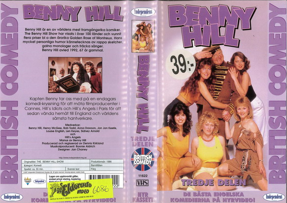 11622 BENNY HILL TREDJE DELEN (VHS)