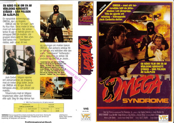 3036 OMEGA SYNDROME (VHS)