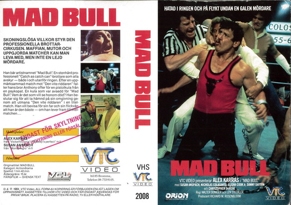 2008 MAD BULL (VHS)