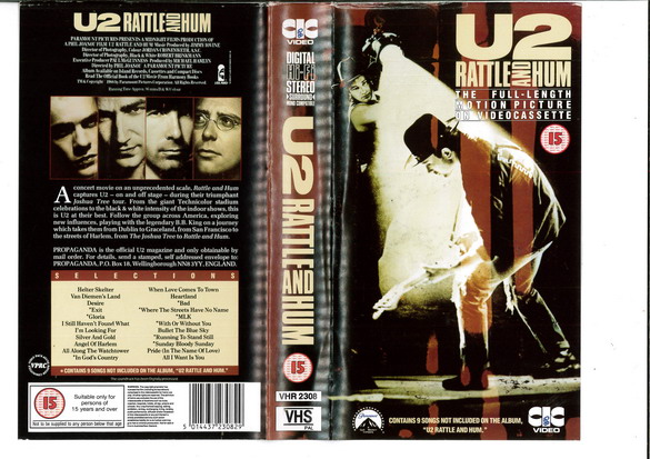 U2 - RATTLE AND HUM (VHS)
