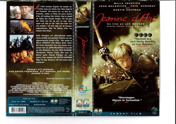 JEANNE D'ARC (VHS)