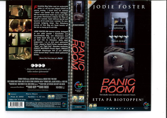PANIC ROOM (VHS)