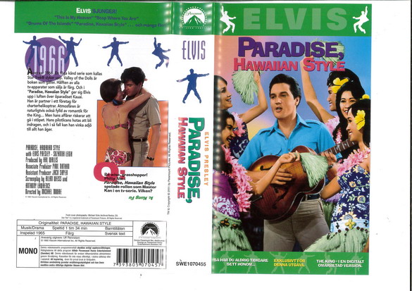 PARADISE,HAWAIIAN STYLE  (VHS)