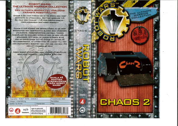 ROBOT WARS - chaos 2 (VHS)