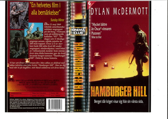 HAMBURGER HILL (VHS)