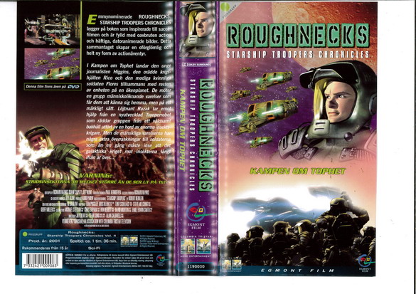 ROUGHNECKS  - KAMPEN OM TOPHET (VHS)