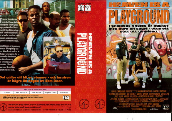 HEAVEN IS A PLAYGROUND (vhs-omslag)