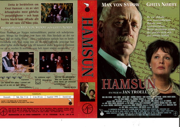 HAMSUN (vhs-omslag)