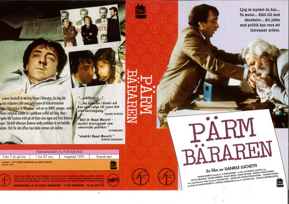 PÄRMBÄRAREN (vhs-omslag)