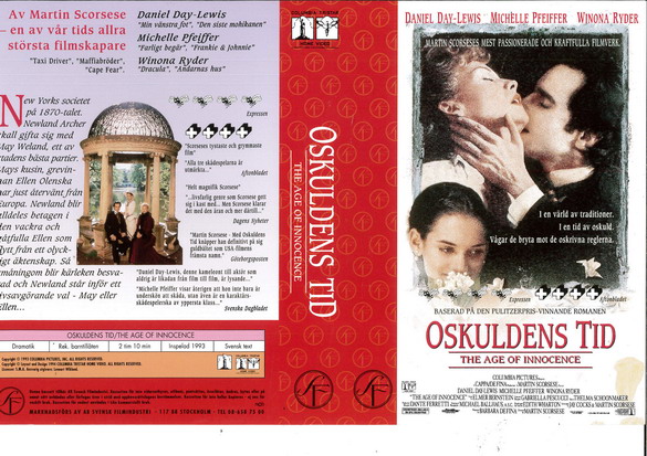 OSKULDENS TID (vhs)