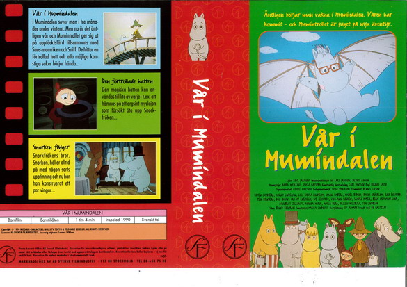 MUMIN - VÅR I MUMINDALEN (vhs-omslag)