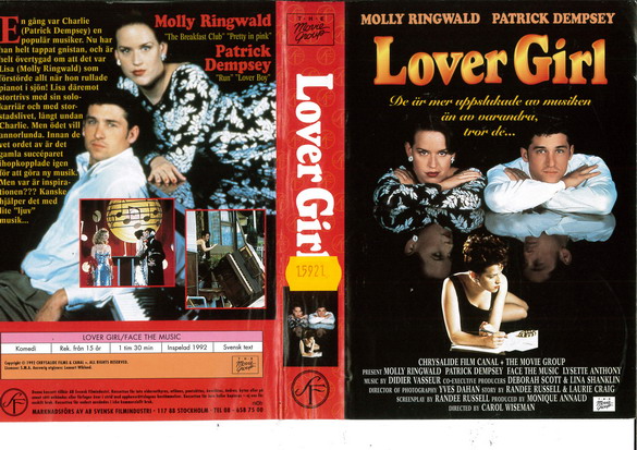 LOVER GIRL (vhs-omslag)
