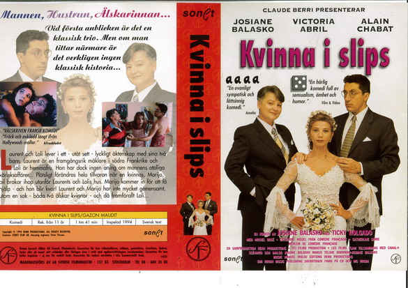 KVINNA I SLIPS (vhs-omslag)