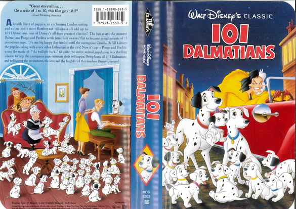 101 DALMANTIANS  (VHS) (USA-IMPORT)