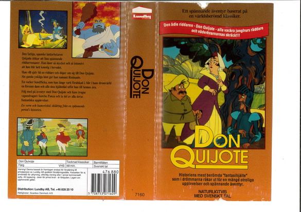 DON QUIJOTE (VHS)ny