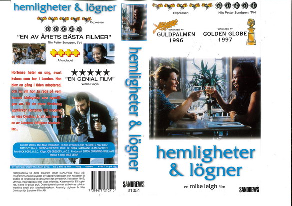 HEMLIGHETER & LÖGNER (VHS)