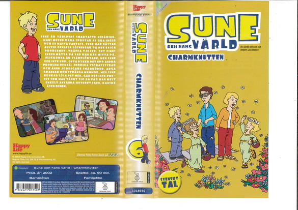 SUNE OCH HANS VÄRLD - CHARMKNUTTEN (VHS)