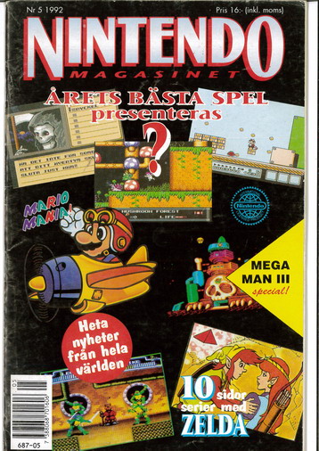 NINTENDO MAGASINET 1992:5 NINTENDO MAGASINET 1992:5