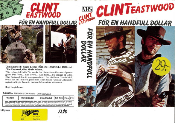 619 FÖR EN HANDFULL DOLLAR (VHS)