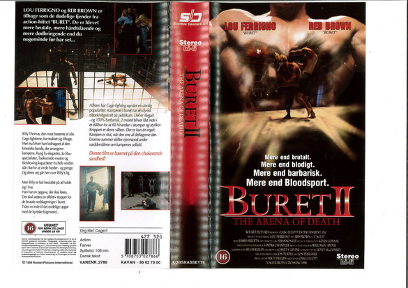 BURET 2 (CAGE 2) VHS DK IMPORT