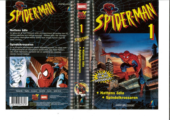 SPIDER-MAN DEL 1 (VHS)