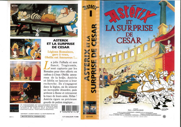 ASTERIX ET LA SURPRISE DE CESAR (VHS) FRA