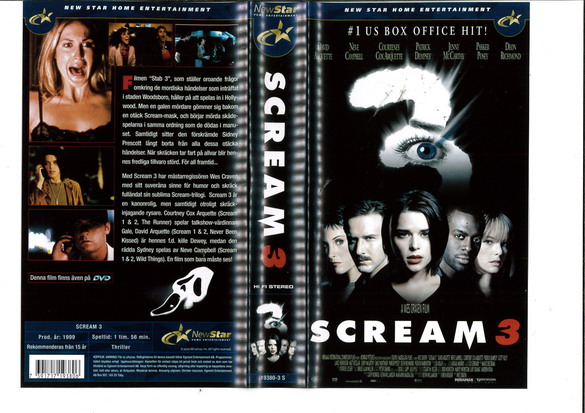 SCREAM 3 (VHS)