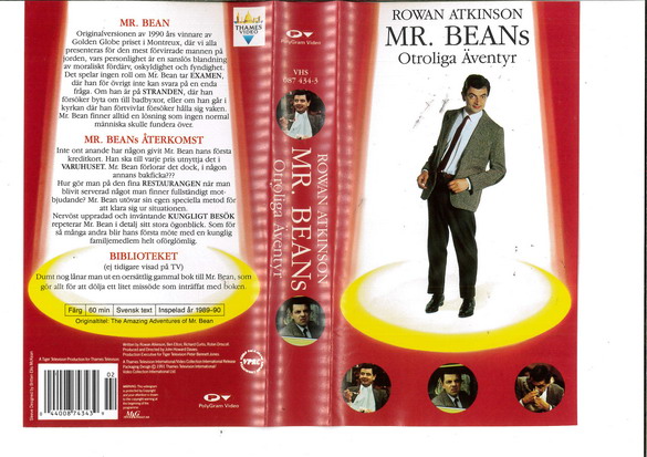 MR.BEAN'S OTROLIGA ÄVENTYR (VHS)