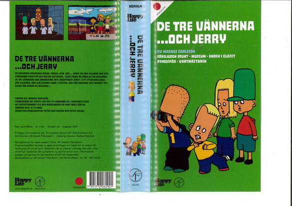 DE TRE VÄNNERNA OCH JERRY - FÖRBJUDEN FRUKT (VHS)