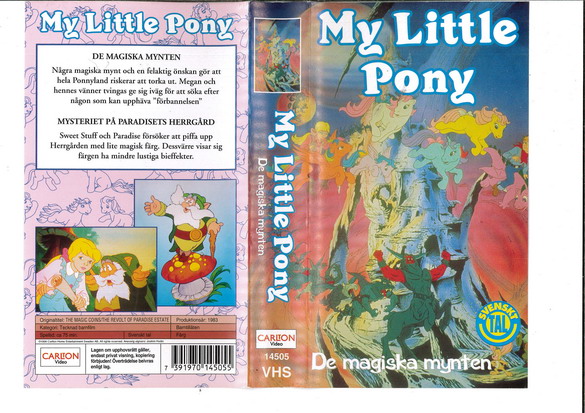 MY LITTLE PONY:DE MAGISKA MYNTEN (VHS)