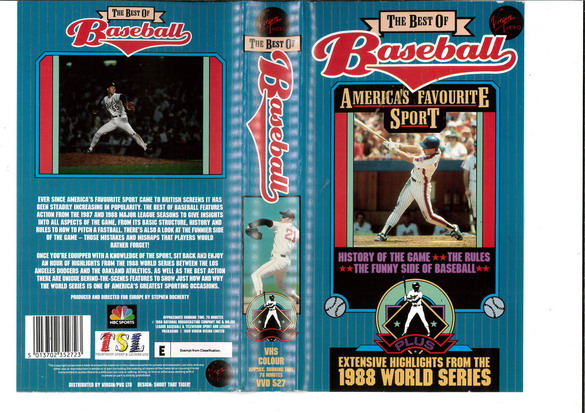 BEST OF BASEBALL (VHS) UK