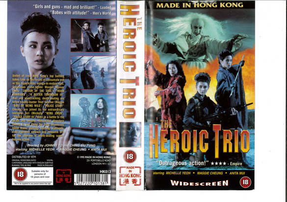 HEROIC TRIO (VHS) UK