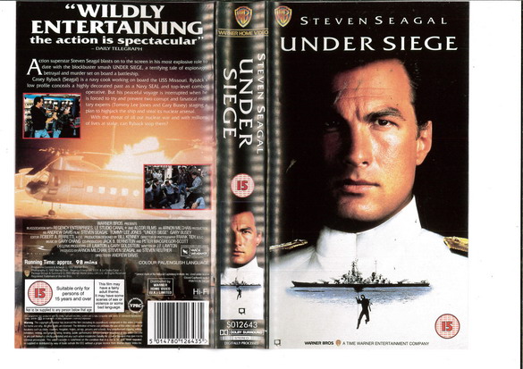 UNDER SIEGE (VHS) UK